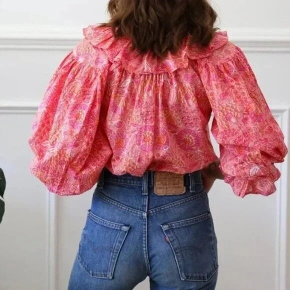 Mille May Top in Pink Carnation Size XS - Picture 2 of 5